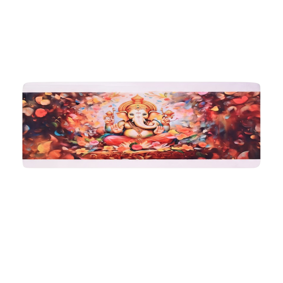 Printed Split Ac Cover Indoor Unit  Ganesh Red_1.5 Ton 